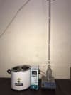 Techtom Laboratory Synthesis Assembly with Heating Bath and Glass Condenser - Image 2