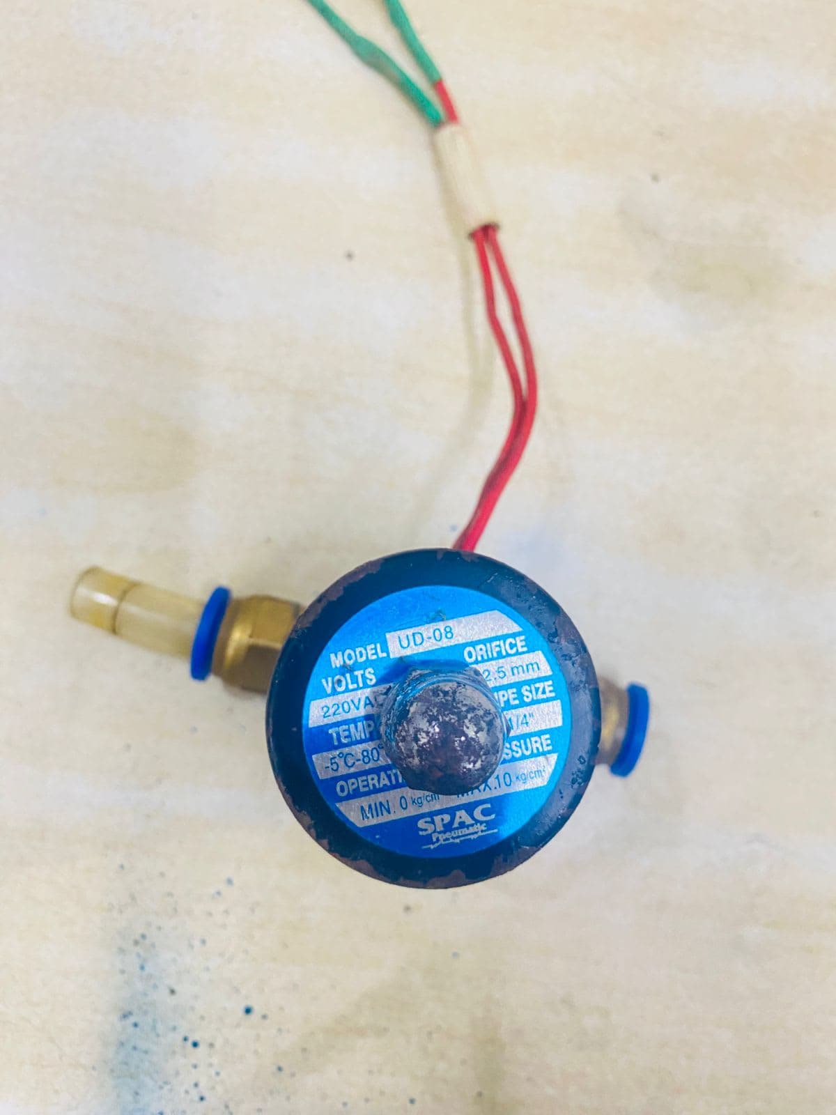Used SPAC UD-08 Standard Solenoid Valve – Reliable 220V AC Pneumatic Control Solution Used Part - Used SPAC UD-08 Standard Solenoid Valve – Reliable 220V AC Pneumatic Control Solution