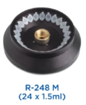 REMI R-248 M Centrifuge Rotor – 24 × 1.5 mL Fixed-Angle Rotor