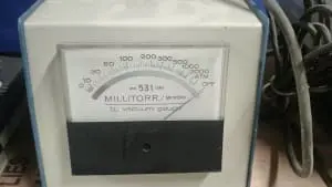 TC Vacuum Gauge – Millitorr/Microns Analog Vacuum Measurement Instrument, Compatible with Type 531 Tube