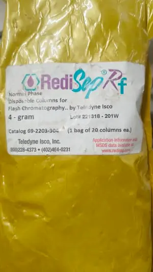 Teledyne Isco RediSep Rf Normal Phase Disposable Flash Chromatography Columns, 4 g, Pack of 20