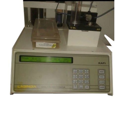 LABINDIA KAFI Karl Fischer Titrator – Automatic Moisture Analysis System Refurbished LABINDIA KAFI Karl Fischer Titrator – Automatic Moisture Analysis System