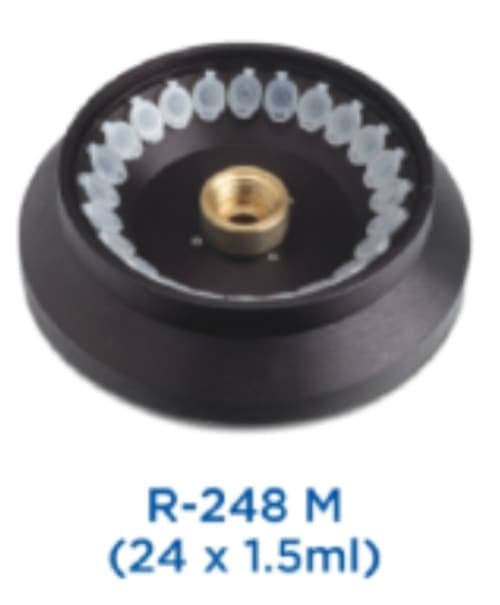 REMI R-248 M Centrifuge Rotor – 24 × 1.5 mL Fixed-Angle Rotor Refurbished REMI R-248 M Centrifuge Rotor – 24 × 1.5 mL Fixed-Angle Rotor