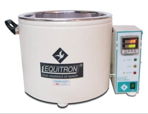 Equitron Round Oil Bath – Litre Digital Temperature-Controlled Laboratory Oil Bath Refurbished Equitron Round Oil Bath – Litre Digital Temperature-Controlled Laboratory Oil Bath