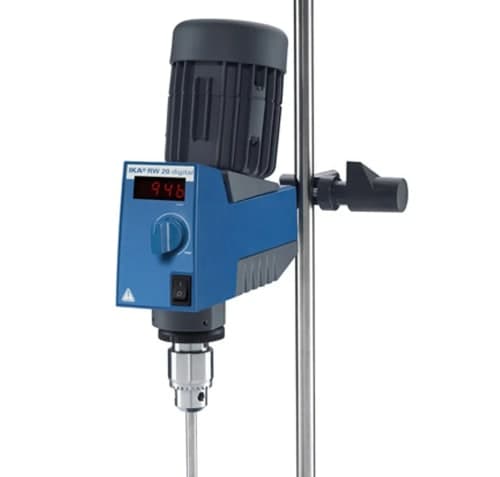 IKA RW 20 Digital Overhead Stirrer – Laboratory Mechanical Mixer Refurbished IKA RW 20 Digital Overhead Stirrer – Laboratory Mechanical Mixer