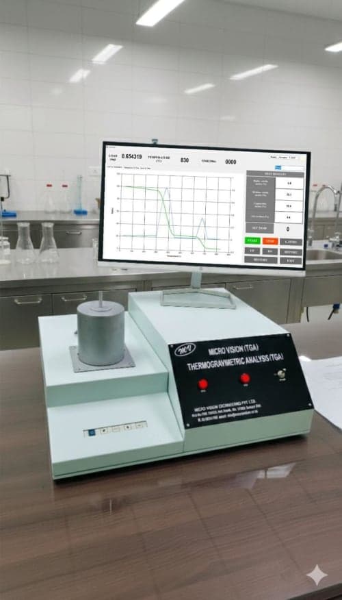 Micro Vision Thermogravimetric Analyzer (TGA) Refurbished Micro Vision Thermogravimetric Analyzer (TGA)